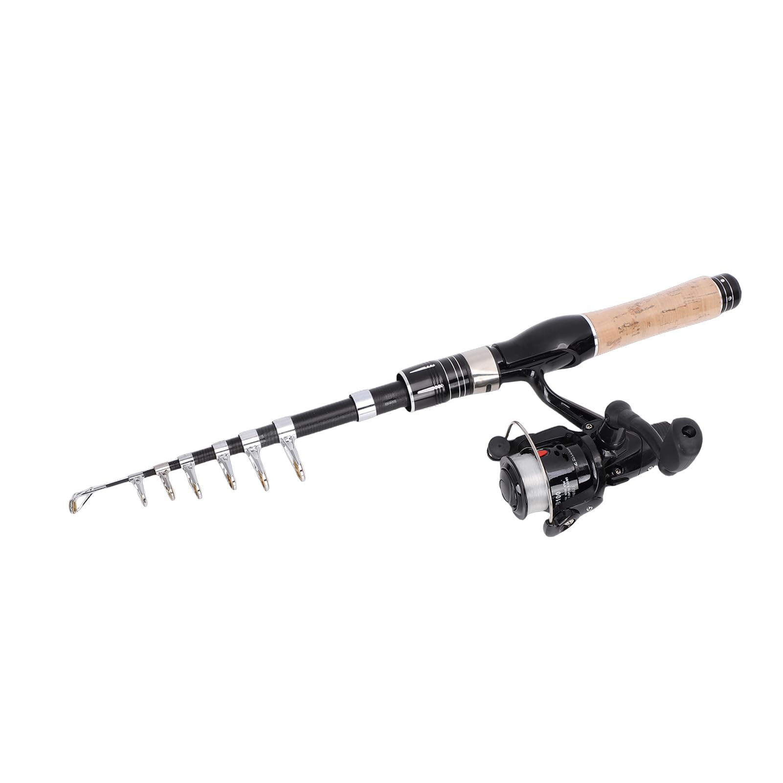 Domary Ultra Light Telescopic Fishing Rod and Reel Set Compact Travel