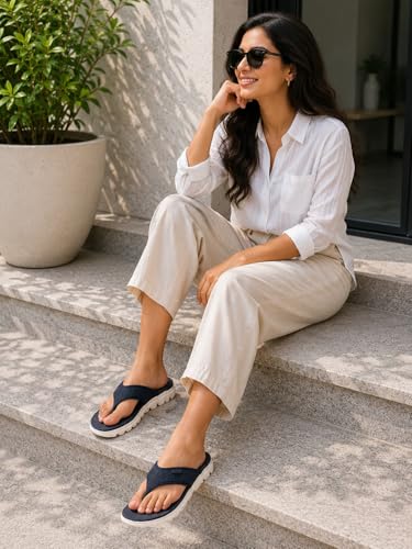 Image of NEOZ Ultra Soft Women's Slippers with Cushion FootBed for Adult | Comfortable & Light Weight| Stylish & Anti-Skid| Waterproof & Everyday Flip Flops for Ladies /Girls