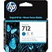HP 712 29ml Cyan DesignJet Original Ink Cartridge for T650, T630, T230, T210 & Studio Plotter Printers
