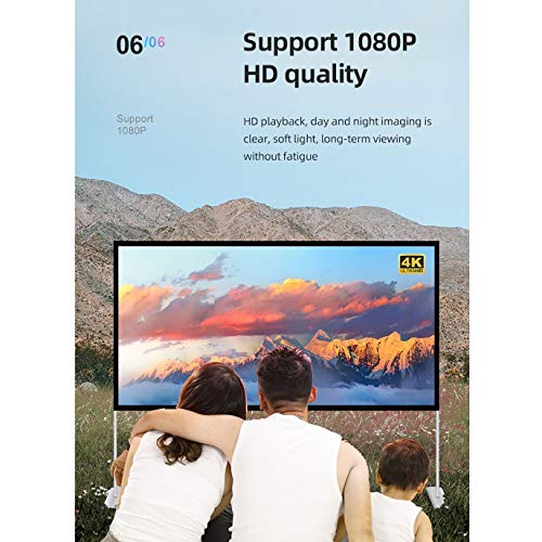 Pantalla portátil plegable para proyector 84 pulgadas 16:9 miniatura 7