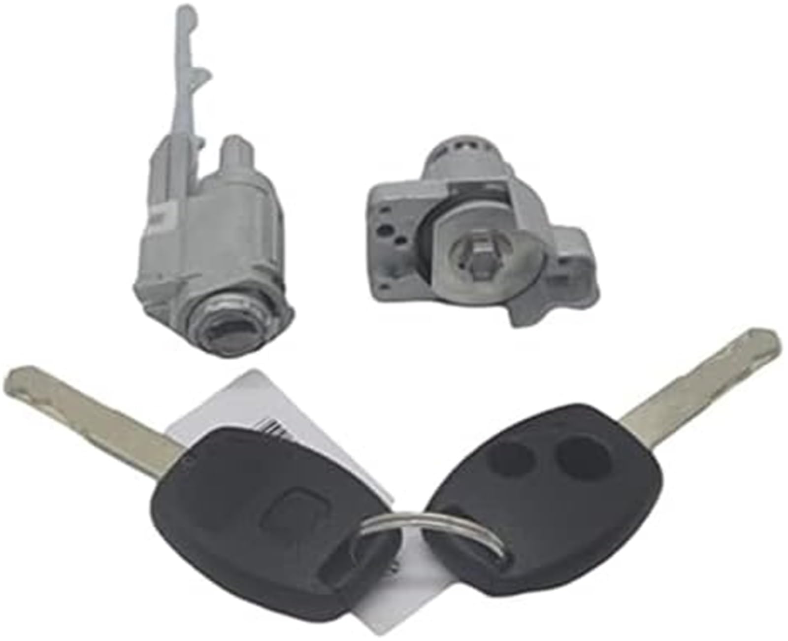 Siłownik automatycznego zamka drzwi Al231 Wyłącznik zapłonu Klucze zamka drzwi, dla Civic 06-08, dla Crv(BLACK 2 Button Keys)