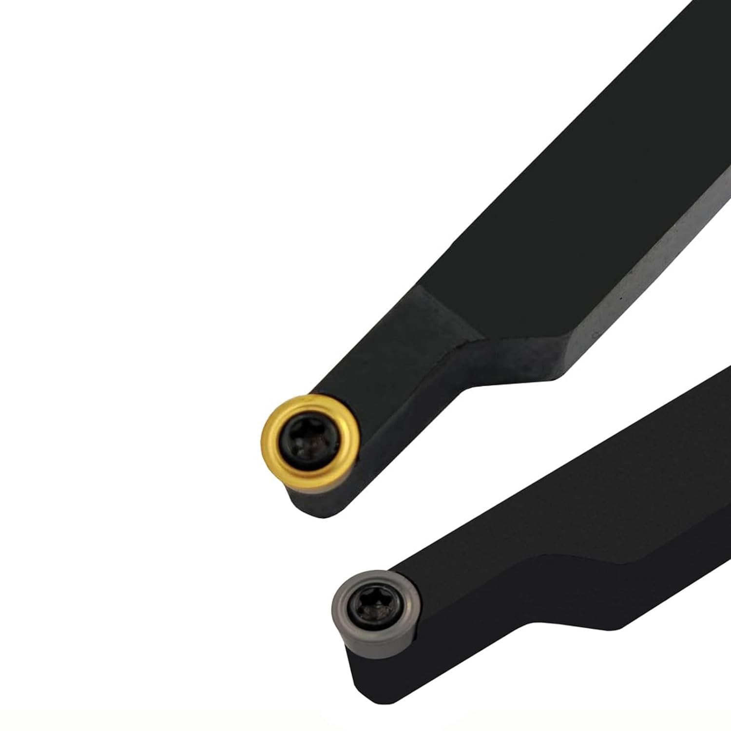 3/8" 1/2" SRACR1010/1212 H06 - Supporto girevole per tornio con inserti rotondi in metallo duro RCMT0602 (2 supporti da 1/2 + 10 inserti)