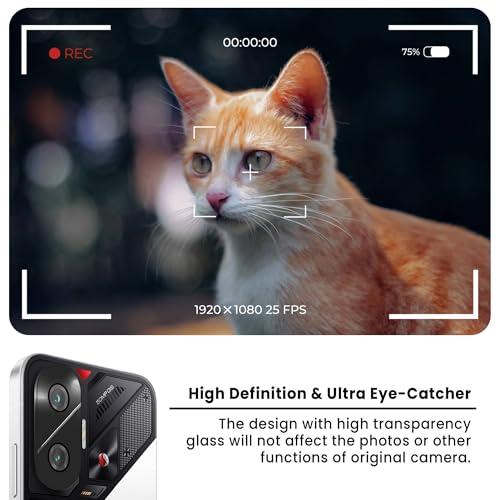 Image of FIRST MART Black Camera Ring Guard Protector for Poco F7 | Tempered Glass with Metal Alloy Rings, HD Clear, Scratch Resistant, Case-Friendly | Pack of 1