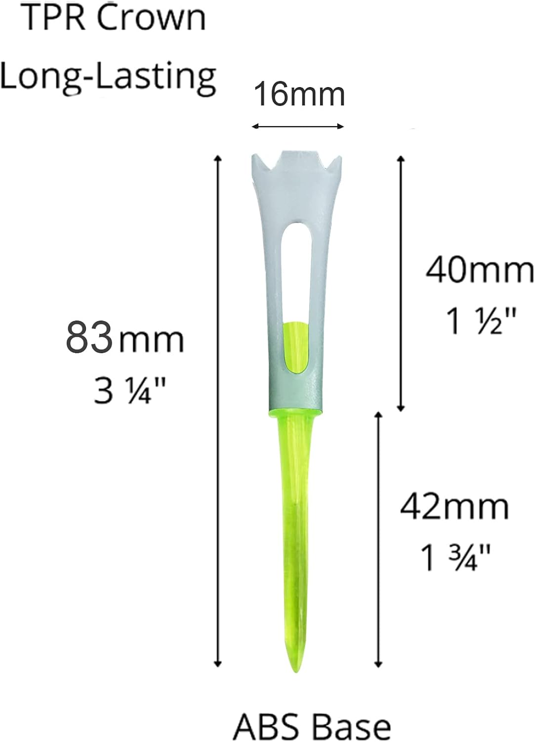 review BRAMASOLE Golf Tees 3 1/4 inch Plastic Unbreakable Bulk 12/25/50 Pack 83 mm Long Upgrade Flexible Low Resistance Cushion Side Spin Stable Tee for Men Women Practice