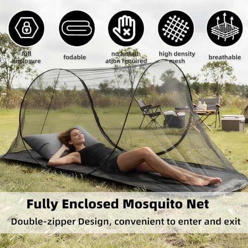 Pop Up Mosquito Tent for One
