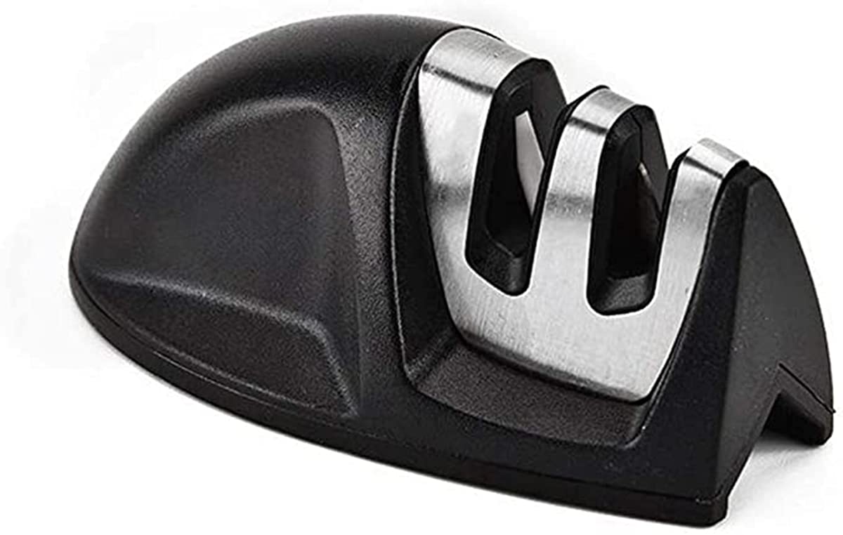 KASTWAVEKnife Sharpener Kitchen Knife Accessories, 2-Stage Knife Sharpener Helps Repair, Restore, Polish Blades for Kitchen and Home