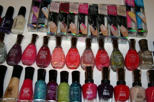 Wholesale Lot 47 Sally Hansen Nail Pen, Diamond,complete ,Insta Dri, Crackle Fingernail Polish