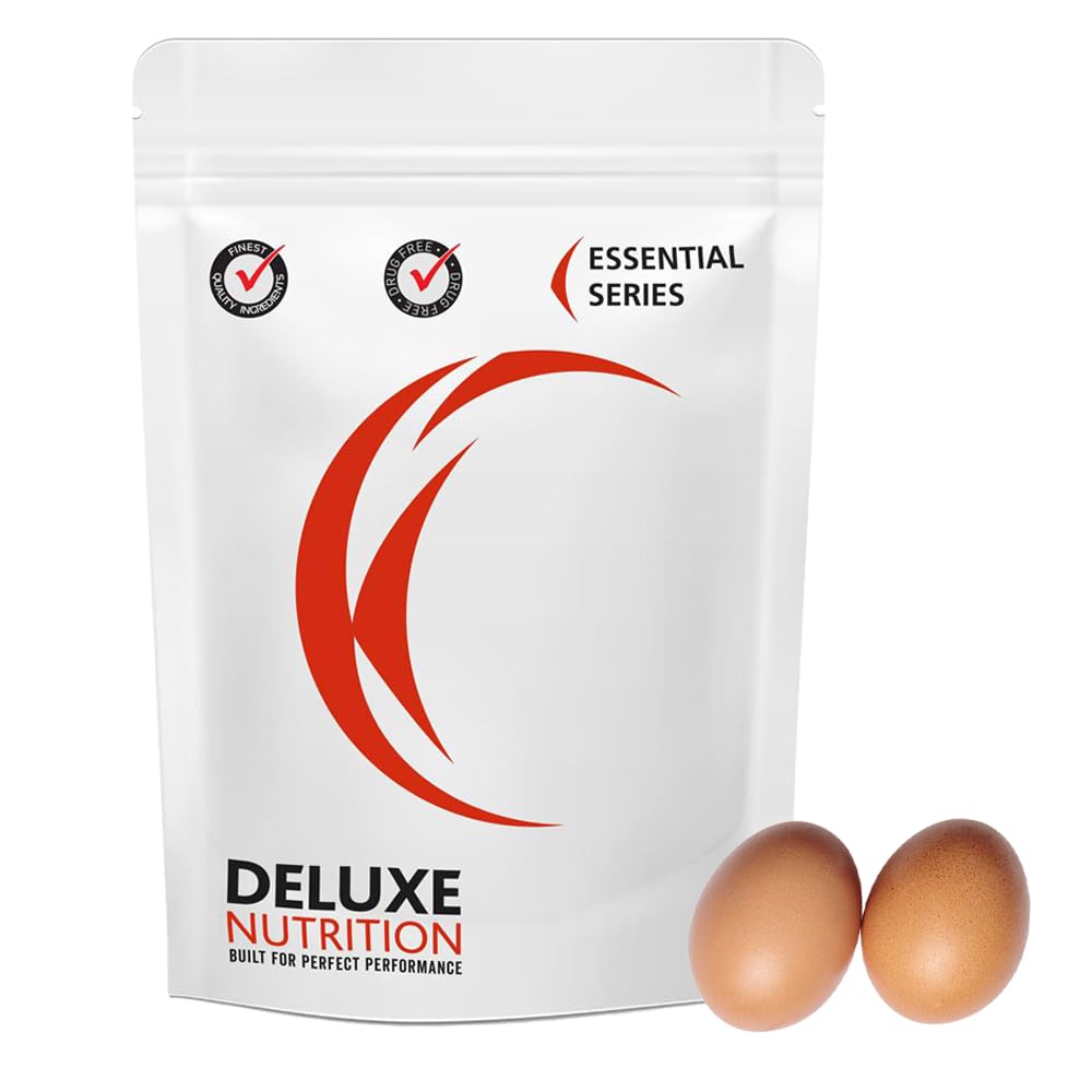 Egg White Powder For Baking Unflavoured 1kg Contains 250 Egg Whites | Deluxe Nutrition