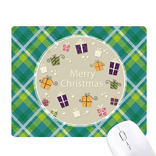 Tapis de souris pixel vert dans votre espace de télétravail pour Noël