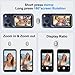 Magnetic Vlog Selfie Monitor Screen for iPhone 17 & Android, 4K Wireless Video Recording with Remote Zoom & Shoot, Content Creator Essentials Back Camera Monitor for vlogging YouTube TikTok