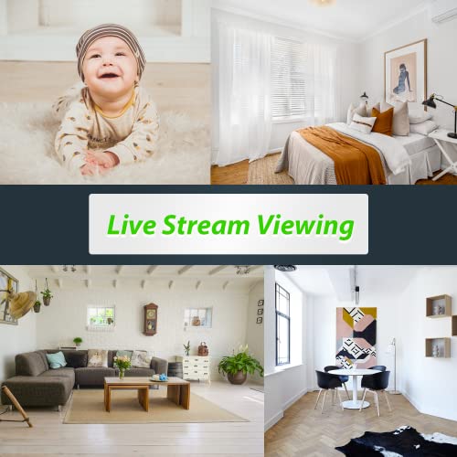 Etlin Security Camera Indoor With Smoke Detector, Nanny Camera For Home And Office, 1080P Surveillance Camera With Motion Detection And Night Vision #TOP6