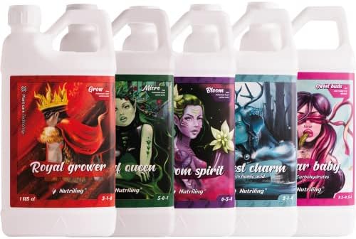 Nutriling Bundle Full Cycle Plant Life - Small Kit - Include line of Plant Fertilizers Carefully Formulated to Provide Essential Nutrients Like Nitrogen, Phosphorus, and Potassium.