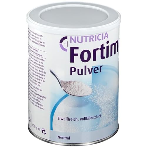 Nutricia Fortimel Pulver Neutral I Bei erhöhtem Energie und Eiweißbedarf I Trinknahrung in Pulverform zum Anrühren als Getränk oder zum Anreichern von Speisen I10g Protein, 200 kcal pro Portion I670gr