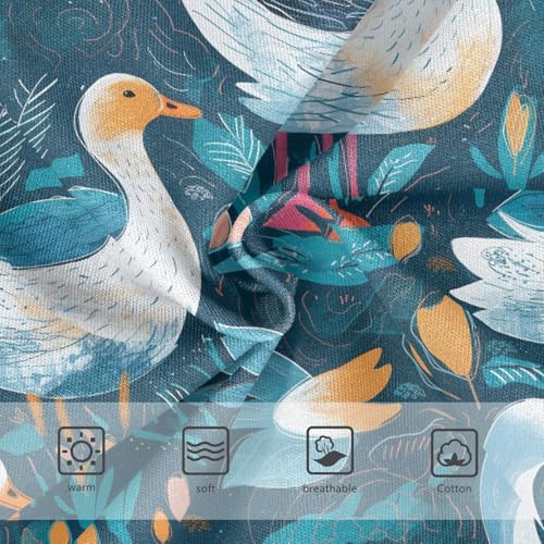 visesunny Boys Cotton Underwear Night Swan Lotus Printed Toddler Soft Training Briefs Size 2T-8Y for Kids4