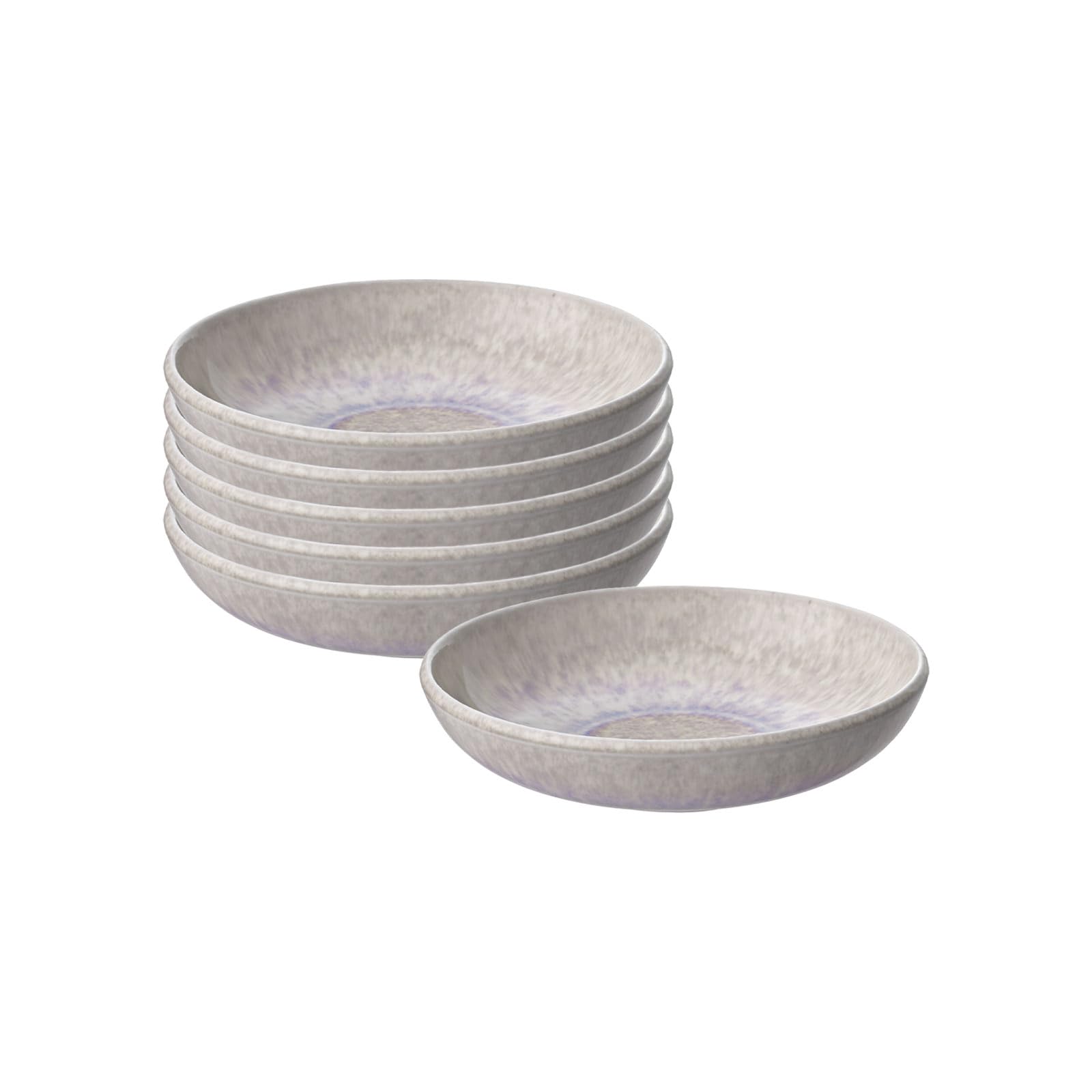 like. by Villeroy & Boch - Perlemor Sand Dipschälchen 6er Set, 12 x 12 x 3 cm, Schalen im Pottery Look mit Effektglasur, 80 ml, Premium Porzellan