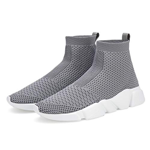 Image of Casbeam Men's Running Knit Comfortable Lightweight Breathable Casual Sports Shoes Fashion Sneakers Slip-On Walking Shoes
