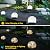 qzzwbbtc Garden Decoration, Cracked Glass Solar Globe Lights for Yard Pathway Patio Halloween Christmas Outside Decor,Warm White 2 Pack 50 LED(4.7”)