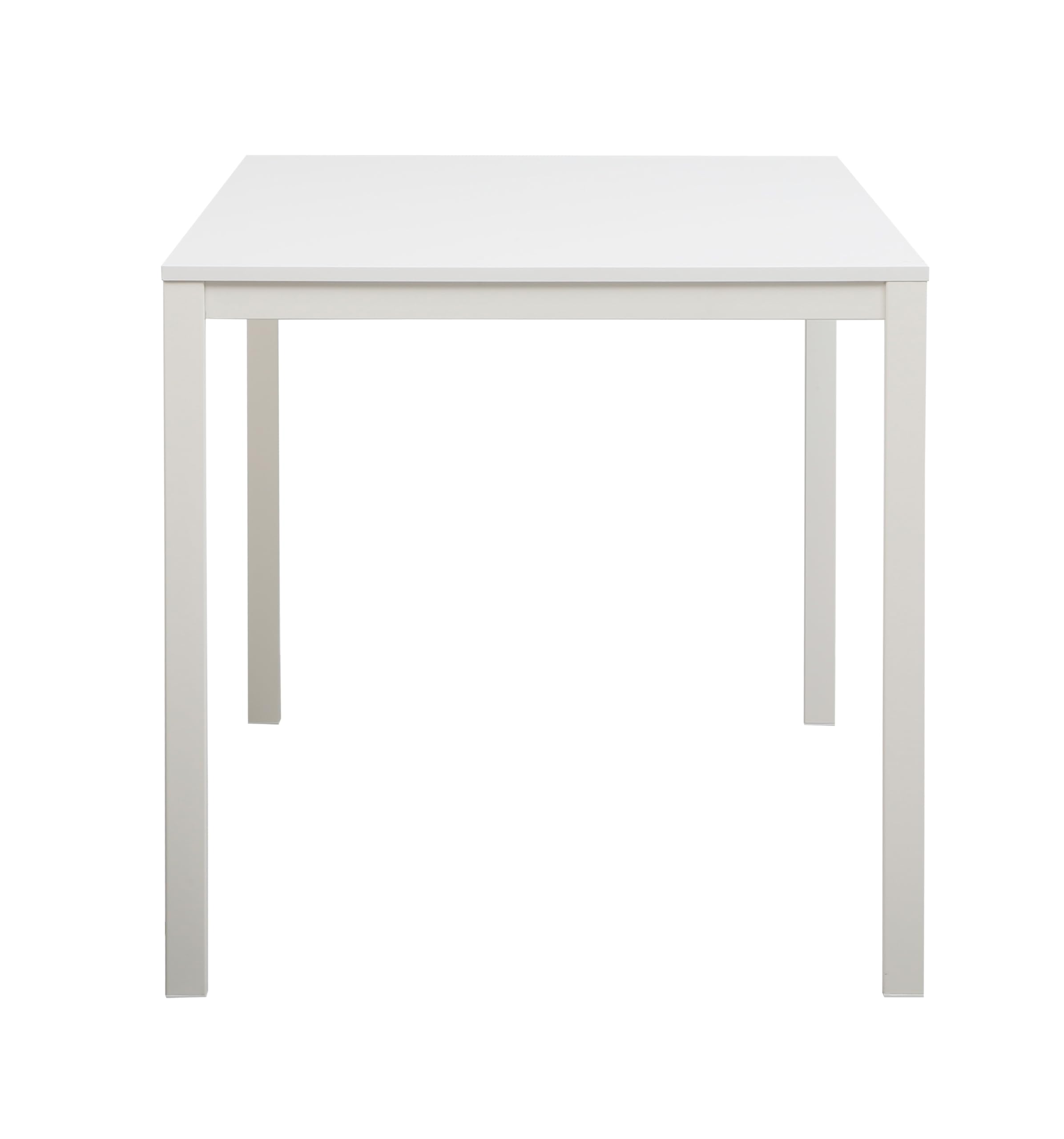 AVANTI TRENDSTORE Grosseto - Tavolo da pranzo con struttura in metallo bianca e piano in legno laminato bianco Disponibile in 3 diverse dimensioni e 3 diversi colori. Dimensioni LAP ca. 100x75x75cm