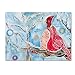 Winter Bird by Lauren Moss, 14x19-Inch Canvas Wall Art