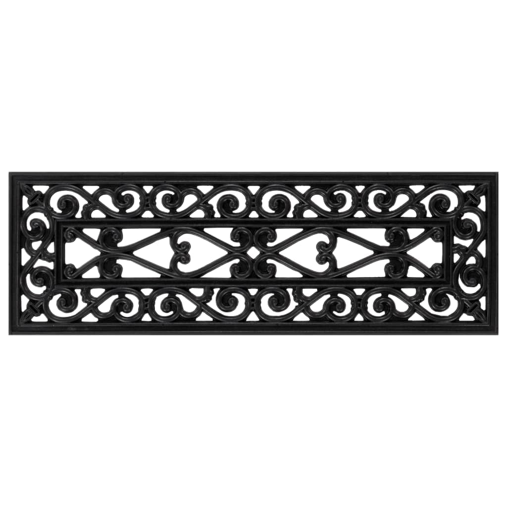 vidaXL Stufenmatten 10 STK. 25x75 cm Gummi
