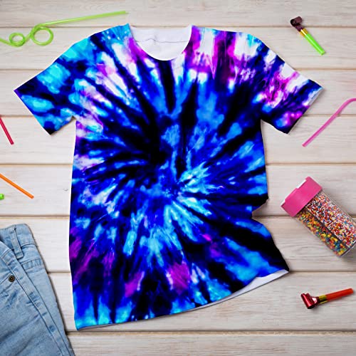 Image of Kids Tie Dye Shirt 6-18 Years Children Hippies Senior Tie-Dye Tee Tshirt for Boys' Girls'