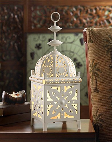 Smart Living Company White Medallion Table LAMP