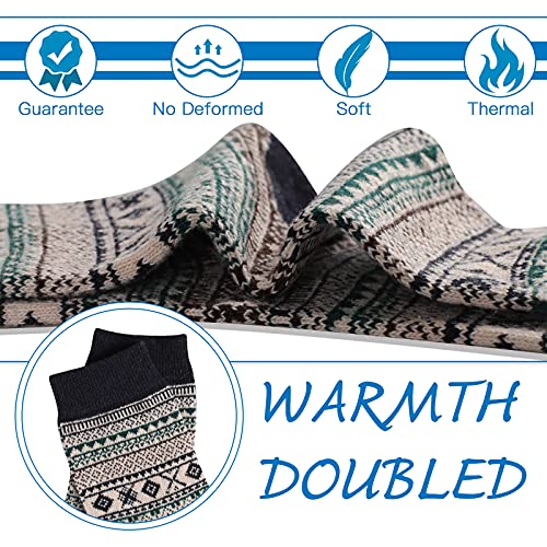 Image of Heatuff Women's 6 Pack Performance Athletic Cushioned Crew Socks With Reinforced Heel & Toe