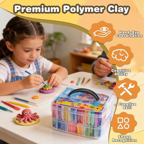 15% Off Ixiaoyoo 51 Color Polymer Clay Kit - Image 6