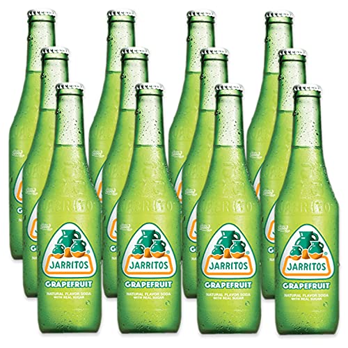 Spot Beverage™ Premium Classic Bottled Soda Brands (12-Pack, Jarritos Grapefruit)
