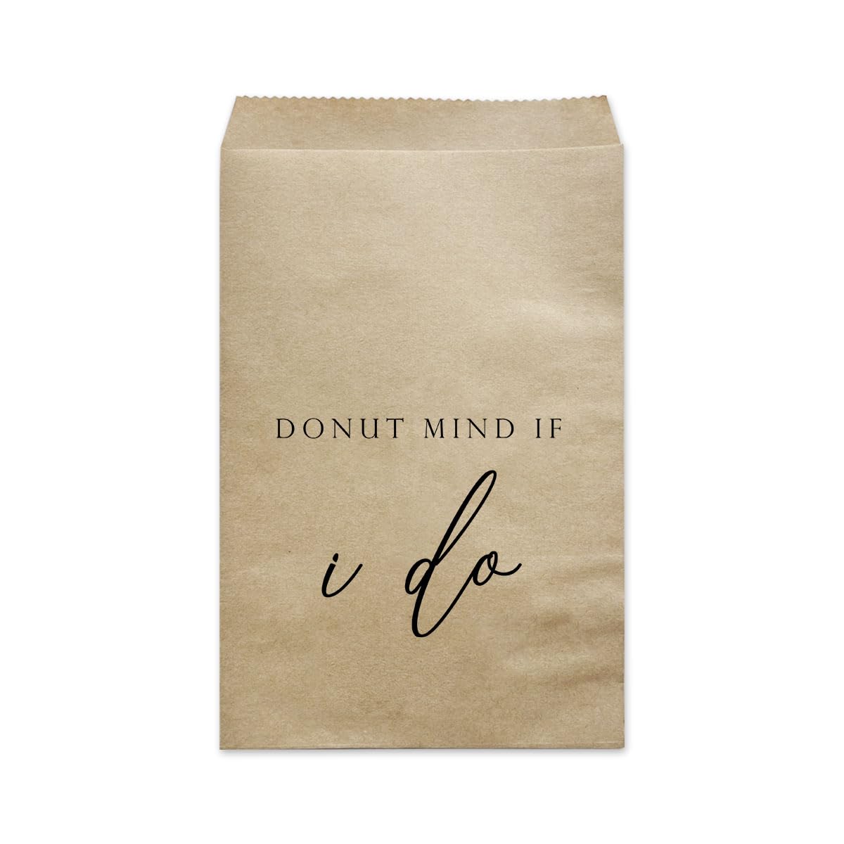 Sacs pour bar à donuts de mariage Lot de 50 sachets kraft MAGJUCHE pour fête