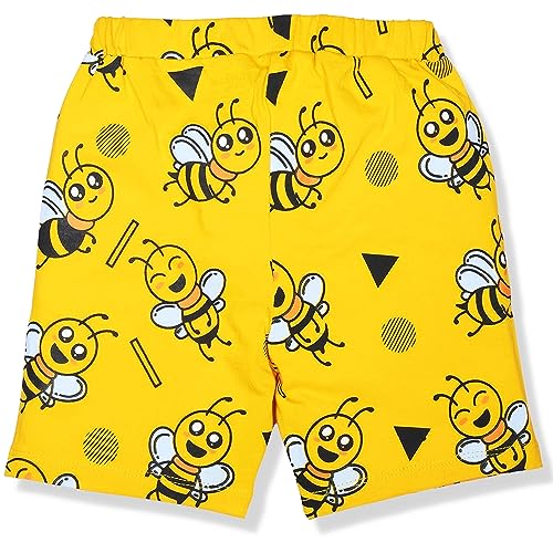 Image of Be Awara Kids Printed Half Sleeves T-shirt & Shorts Clothing Sets, 100% Cotton Soft Unisex Cord Set, Comfortable Wear for Kids With Cool Prints, Everyday Casual Wear for Boys & Girls