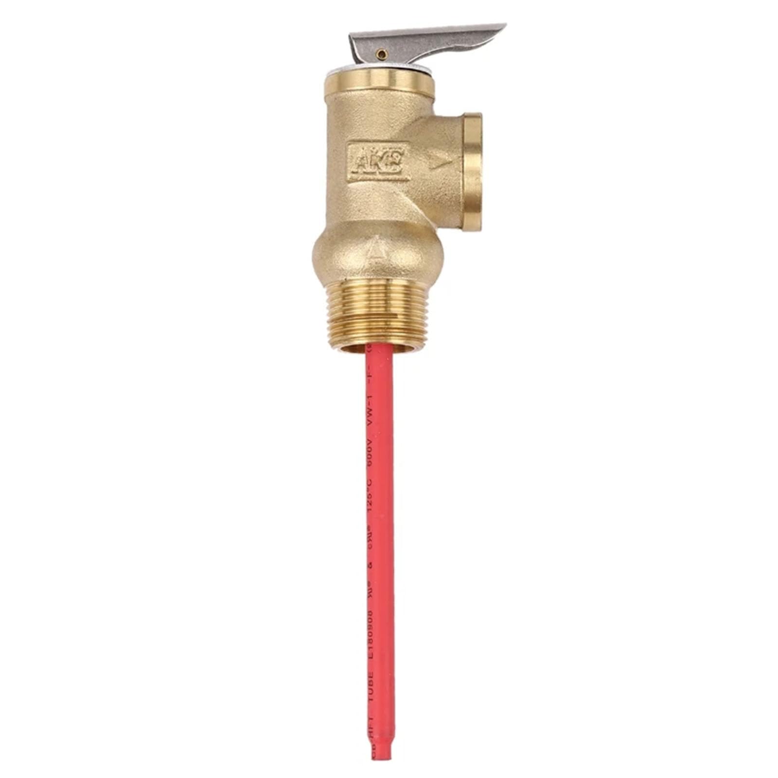 Hsyzygian Solar Water Heater Part Pressure Valves Brass Texture for High Temperature 99℃ and Pressure 0.7Mpa Protections Brass Component