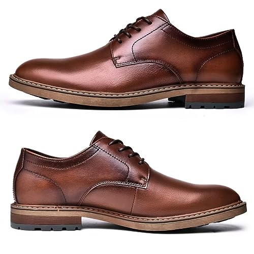Image of Arkbird Mens Dress Shoes, Lace Up Leather Oxford