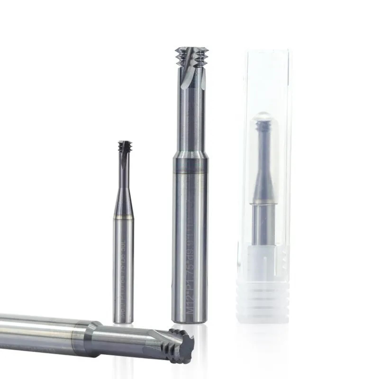 Broca Enrutadora De Carburo De Tungsteno 60D De 3 Flautas Para Corte De Aluminio Y Metal,M1x0,25xP4x50