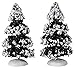 Lemax Village Collection Evergreen Tree Set of 2 Small 4 Inch # 44234
