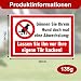 Hier ist Kein Hundeklo Schild,Lassen Sie ihn vor Ihreeigene Tür kacken, Schild Hunde Kacken Verboten, Verbotsschild Hundeverbotsschild Verbot Hundeklo Blechschild 20 x 30 cm