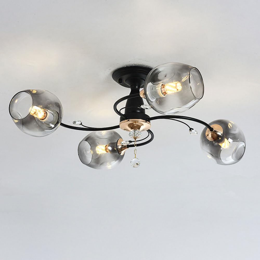 Plafonnier moderne d'intérieur proche du plafonnier en verre pour chambre et salon