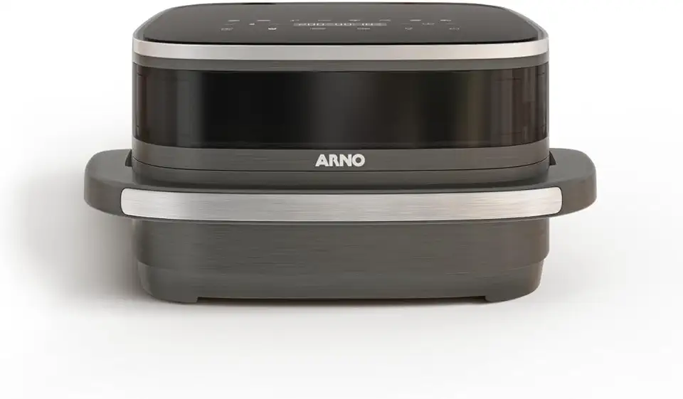 Fritadeira sem Óleo Air Fryer Arno Easy Fry Extra Superfície, AFP4, Cesto Super Dimensionado, Duplo Aquecimento, Visor de Vidro, 1700W, 110V