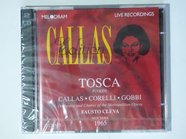 CALLAS Edition: Tosca. Puccini. Callas - Corelli - Gobbi. Orchestra and Chorus Of The Metropolitan Opera. Fausto Cleva. New York 1965. Live Recordings. 2CD Set