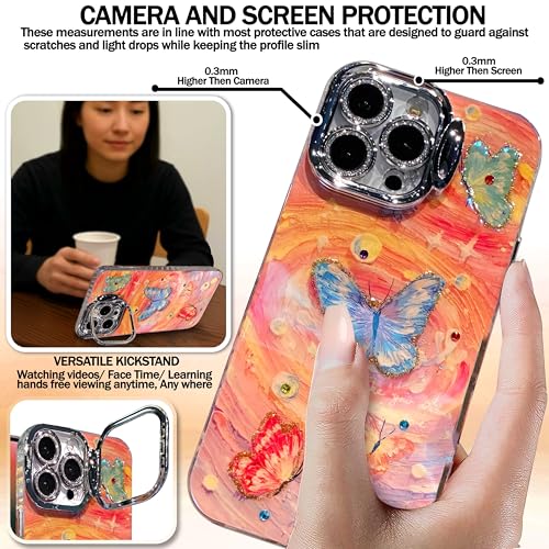 Coque iPhone 16 Pro Max Design05 robuste à paillettes durables - 3