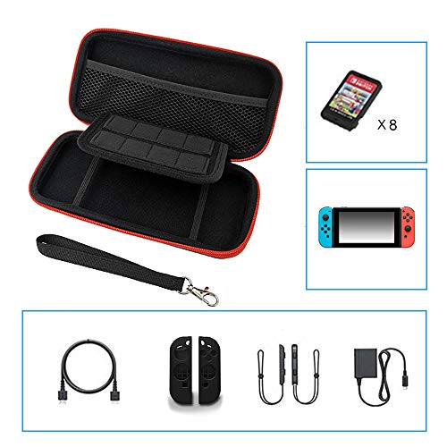 Cucudy Caso Shell portátil Duro Compatível com Nitendo Mini NS Lite Console EVA À Prova D 'Água Bol