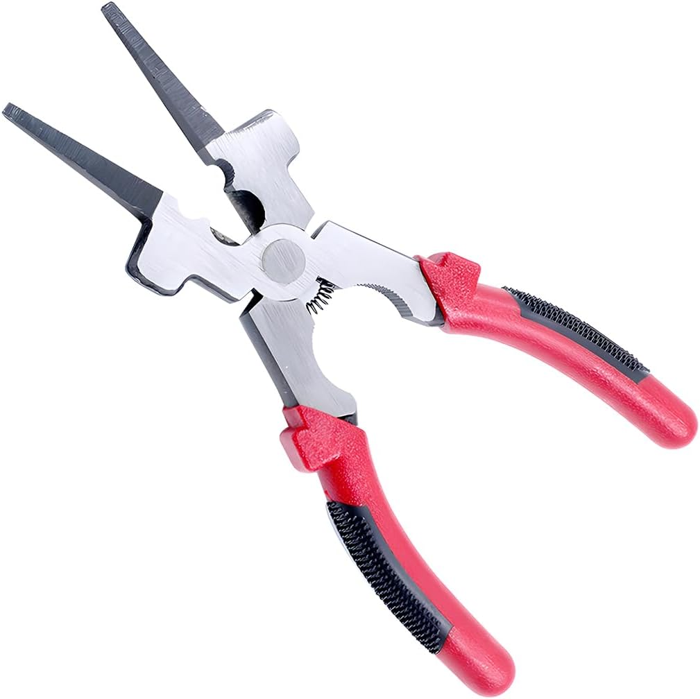 Mandark 8" Car MIG Welding Pliers, Anti-Rust Carbon Steel Vehicle Weld Pliers, Multifunctional Auto Welding Cutter for Cutting Mechanical Workshop Home Use, Universal for SUV, Truck, RV