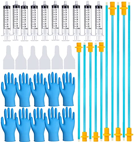 10 Set AI Artificially Insemination Dog Kit, Disposable Dog Artificial Breeding Kit, Dog Insemination Breeder Kit, AI Breeding Kit for Small and Medium Breeds(Small and Medium Breeds, Blue)