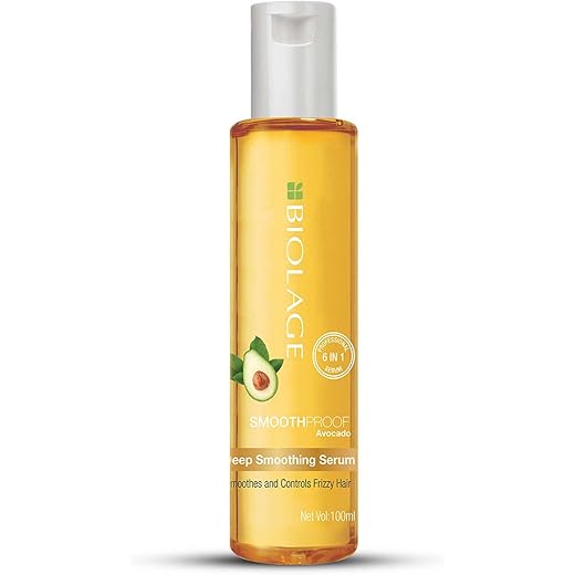 Biolage Smoothproof 6-in-1 Professional Hair Serum for Frizzy Hair |Deep Smoothening With Avocado & Grape Seed Oil | Natural & Vegan