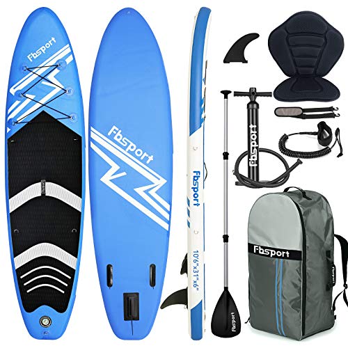 FBSPORT Aufblasbares SUP Board, Stand Up Paddle Board, Aufblasbare Boards für Stand-Up Paddling 15 CM Dick, Premium SUP… - Image 8