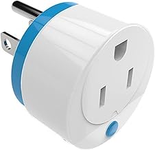 NEO Z-Wave Plus Smart Mini Plug Zwave Socket Zwave Outlet Home Automation, Work with Wink, SmartThings & more, Summer Green … (Blue 1PK)