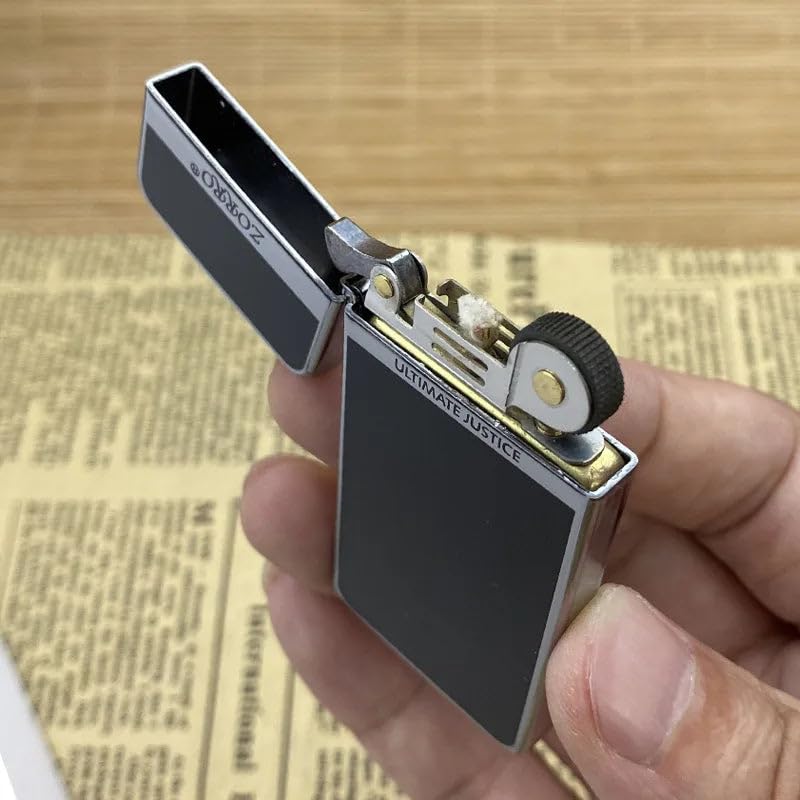 Amazon.com: ZORRO ZC5 Ultra-Slim Classic Kerosene Lighter - Chrome