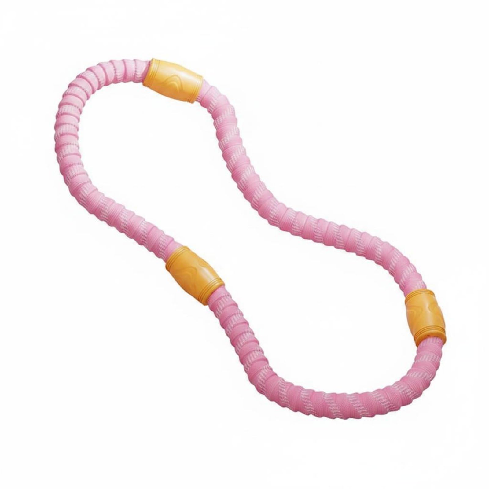Full Wrap Protection Flexible Waist Hoop Quiet Design Soft Waist Hoop Core Training Padded Flexible Exercise Loop Long-Lasting for Women, Home Workout, Pink, 4 Jin-image-18