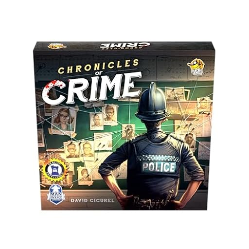 Lucky Duck Games , Chronicles of Crime , Board Game , Ages 14+ , 1-4 Players , 60-90 Minute Playing Time | Ya disponible en tu tienda friki favorita! En mundofriki.es!