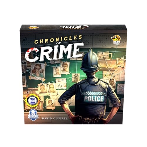 Lucky Duck Games , Chronicles of Crime , Board Game , Ages 14+ ,